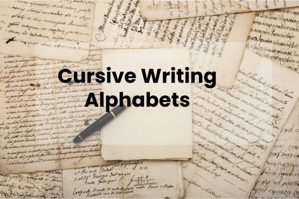 Cursive Writing Alphabets
