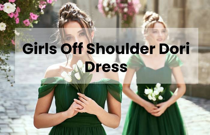 5. Girls Off Shoulder Dori Dress