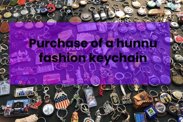 Purchase of a hunnu fashion keychain