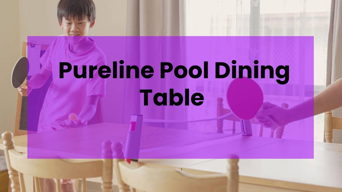 Pureline Pool Dining Table