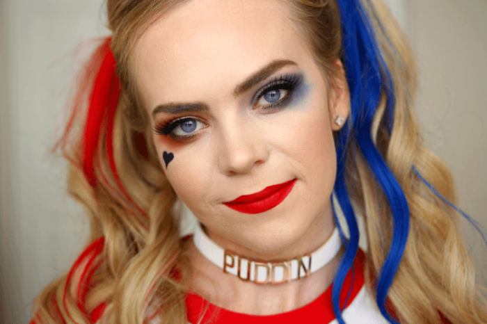 How to DIY Harley Quinn Makeup