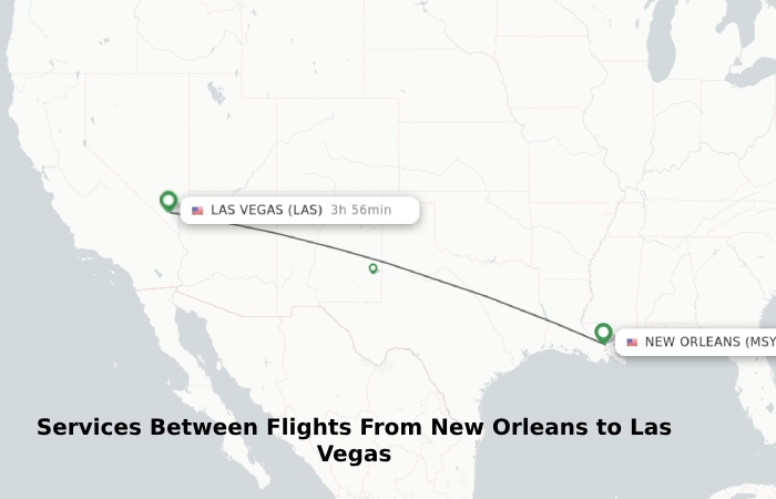 Services Between Flights From New Orleans to Las Vegas